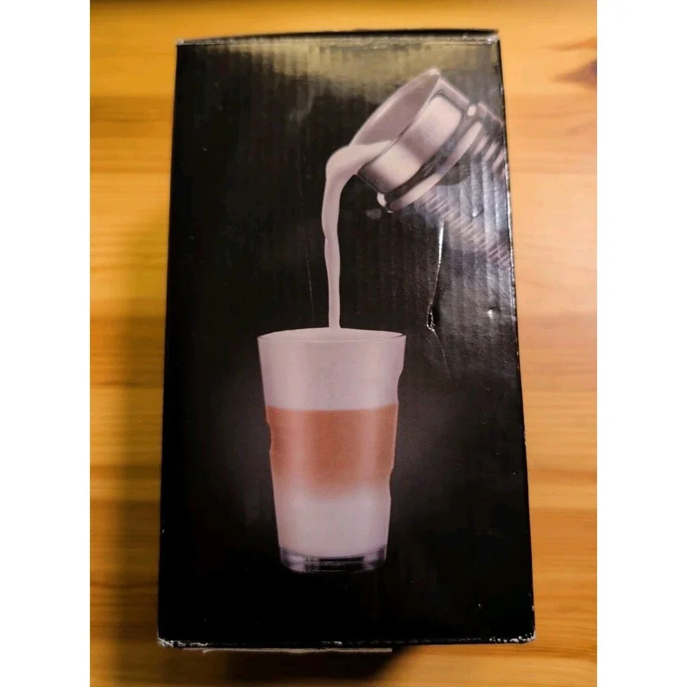 Nespresso Aeroccino 3 Hot & Cold Milk Frother - Black/Steel
